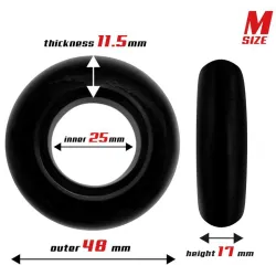 Beast Rings Lot de 3 cockrings souples Beast Ring Noirs
